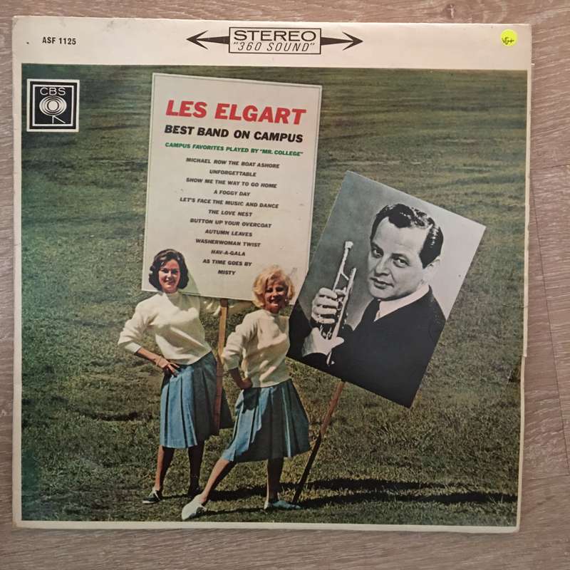 Les Elgart  Best Band On Campus -  Vinyl LP Record - Opened  - Very-Good+ Quality (VG+)
