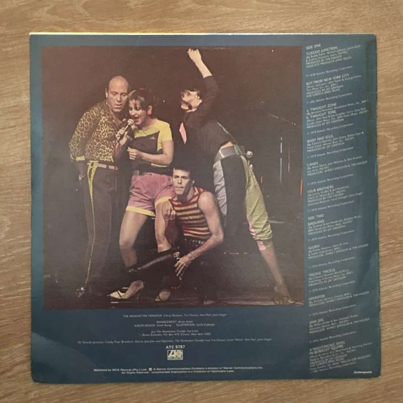 The Best of The Manhattan Transfer -  Vinyl LP Record - Very-Good+ Quality (VG+)