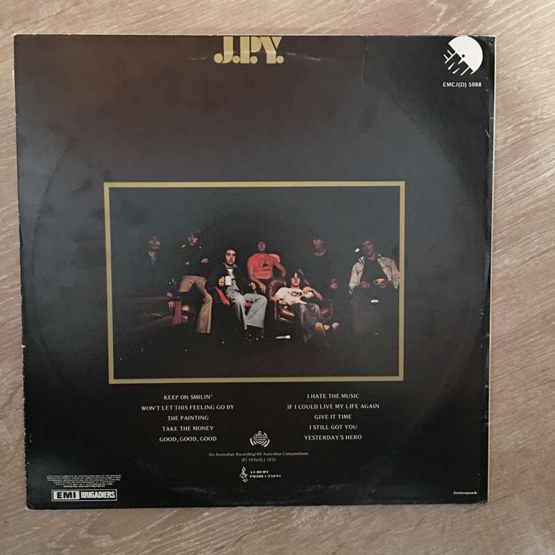John Paul Young - JPY- Vinyl LP - Opened  - Very-Good+ Quality (VG+)
