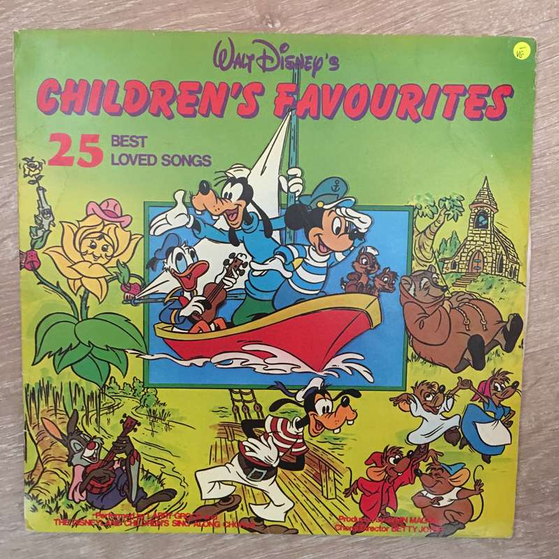Walt Disney - Childrens Favourites - Vinyl LP Record - Opened  - Very-Good- Quality (VG-)
