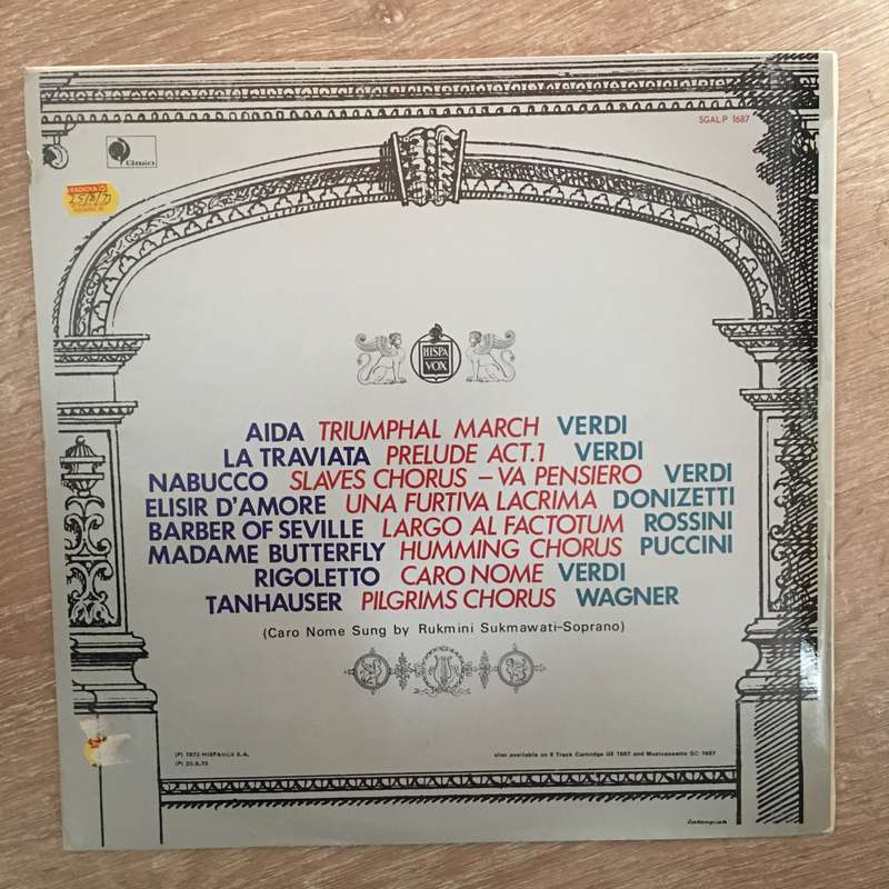 Waldo De Los Rios  Operas For The Seventies - Vinyl LP Record - Opened  - Very-Good- Qualit...