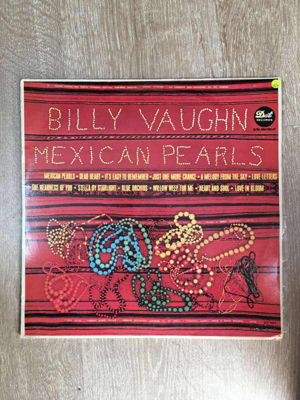 Billy Vaughn - Mexican Pearls - Vinyl LP Record - Very-Good+ Quality (VG+)