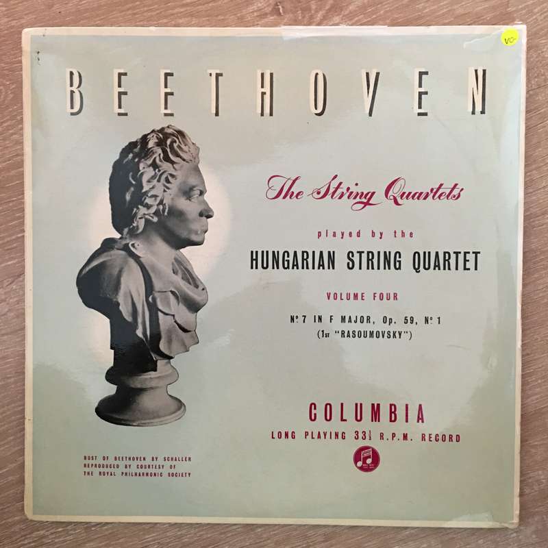 Beethoven String Quartets. Hungarian String Quartet - Vinyl LP Record - Opened  - Very-Good Quali...