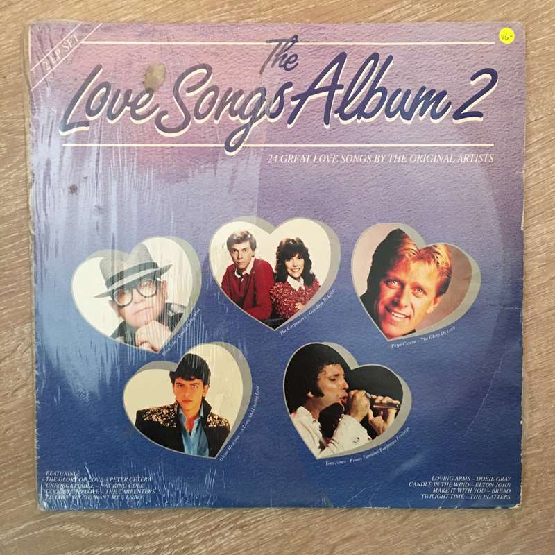 The Love Songs Album Vol 2 - 24 Original Hits - Double Vinyl LP Record - Opened  - Very-Good- Qua...