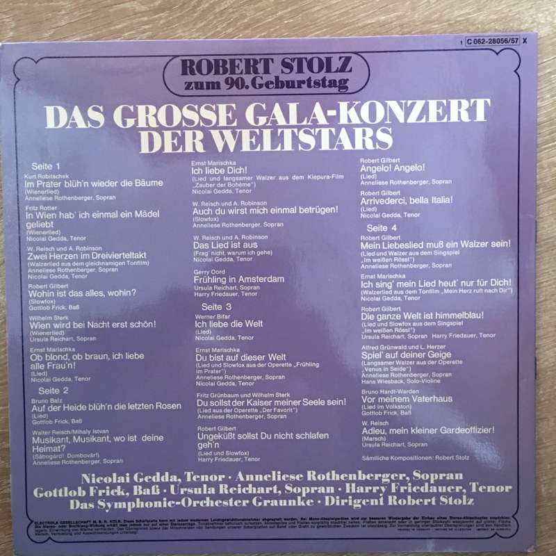 Various  Das Große Robert Stolz-Konzert - Double Vinyl LP Record - Opened  - Very-Good+ Qu...