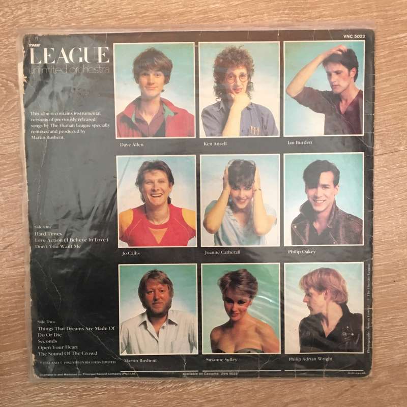 League Unlimited Orchestra -  Love and Dancing -  Vinyl LP Record  (VG+)