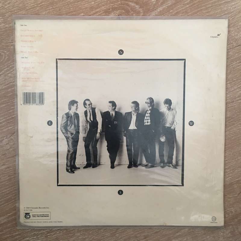 Huey Lewis and the News - Small World- Vinyl LP Record - Opened  - Very-Good Quality (VG)