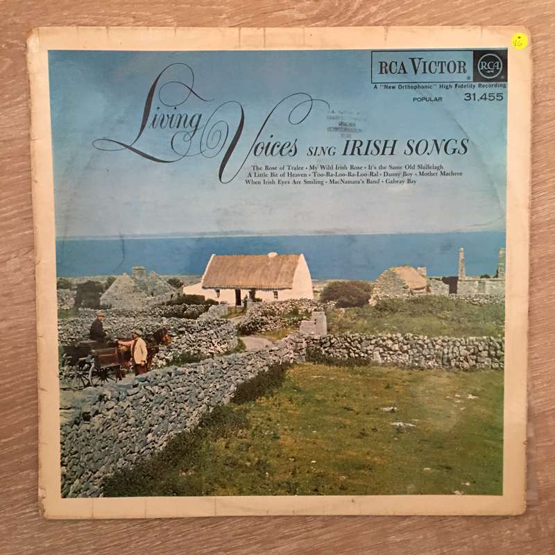 Living Voices SIng Irish Songs - Vinyl LP Record - Opened  - Very-Good Quality (VG)