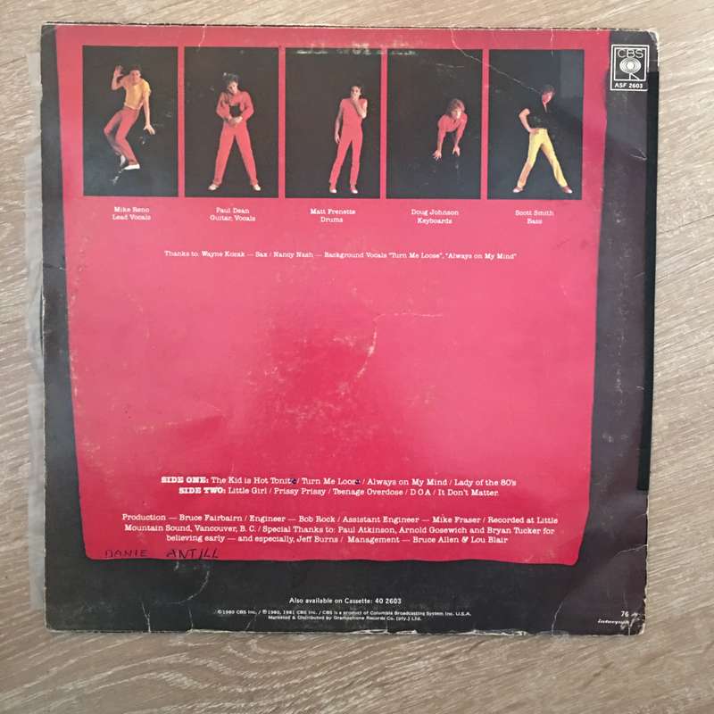 Loverboy - Loverboy - Vinyl LP Record - Very-Good Quality (VG)