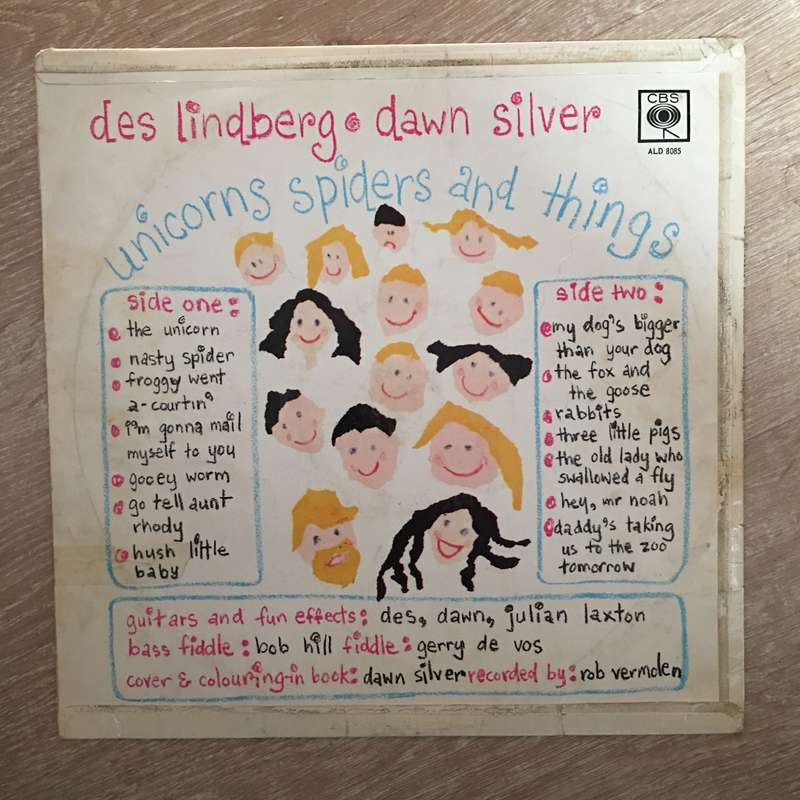 Des Lindberg And Dawn Lindberg - Unicorns, Spiders And Things - Vinyl LP Record - Opened  - Very-...