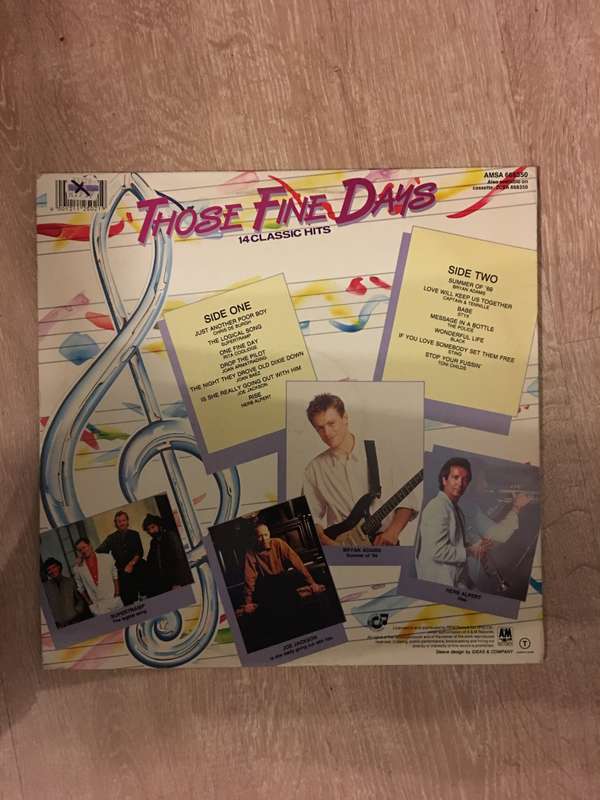 Various - Original Artists -  Those Fine Days - 14 Classic Hits -  Vinyl LP Record - Opened  - Ve...