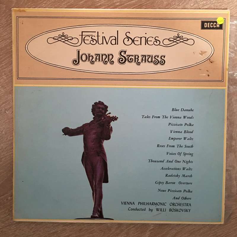Johann Strauss - Festival Series - Vinyl LP Record - Opened  - Very-Good+ Quality (VG+)