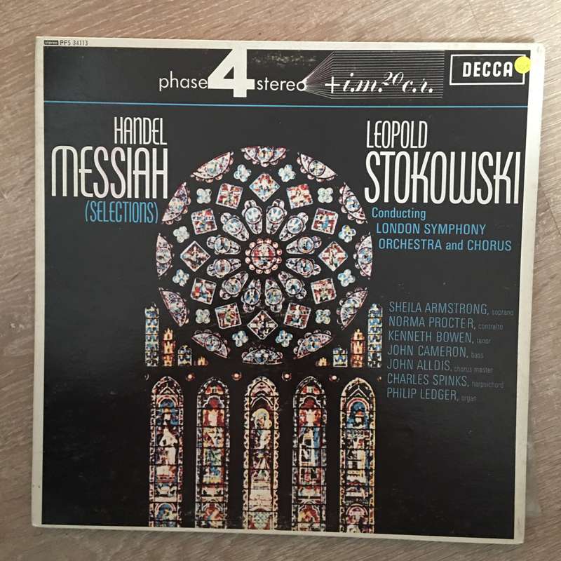 Handel, London Symphony Orchestra, Leopold Stokowski - Messiah Selections (LP -Vinyl Record) -...