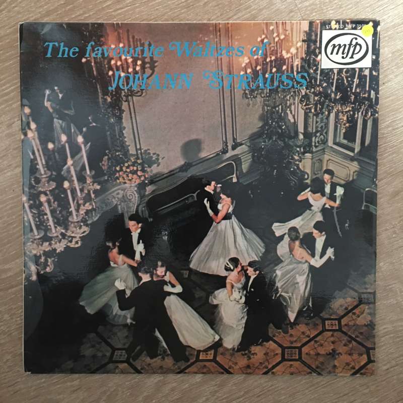 The Favorite Waltzes Of Johann Strausses - Vinyl LP Record - Opened  - Very-Good+ Quality (VG+)