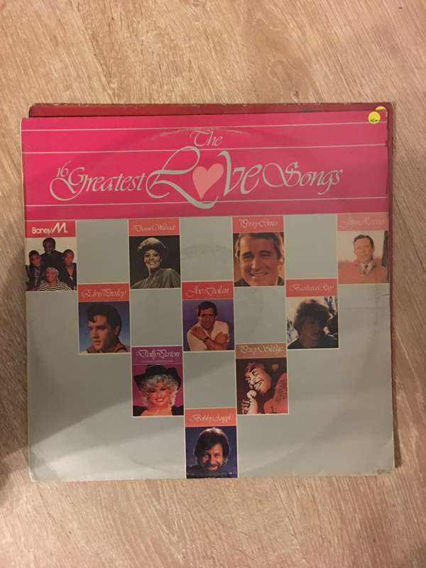 Various - The 16 Greatest Love Songs - Original Artists -  Vinyl LP Record - Opened  - Very-Good+...