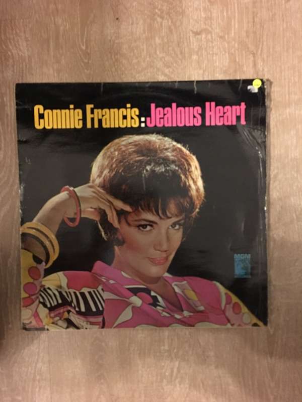Connie Francis - Jealous Heart -  Vinyl LP Record - Opened  - Very-Good Quality (VG)