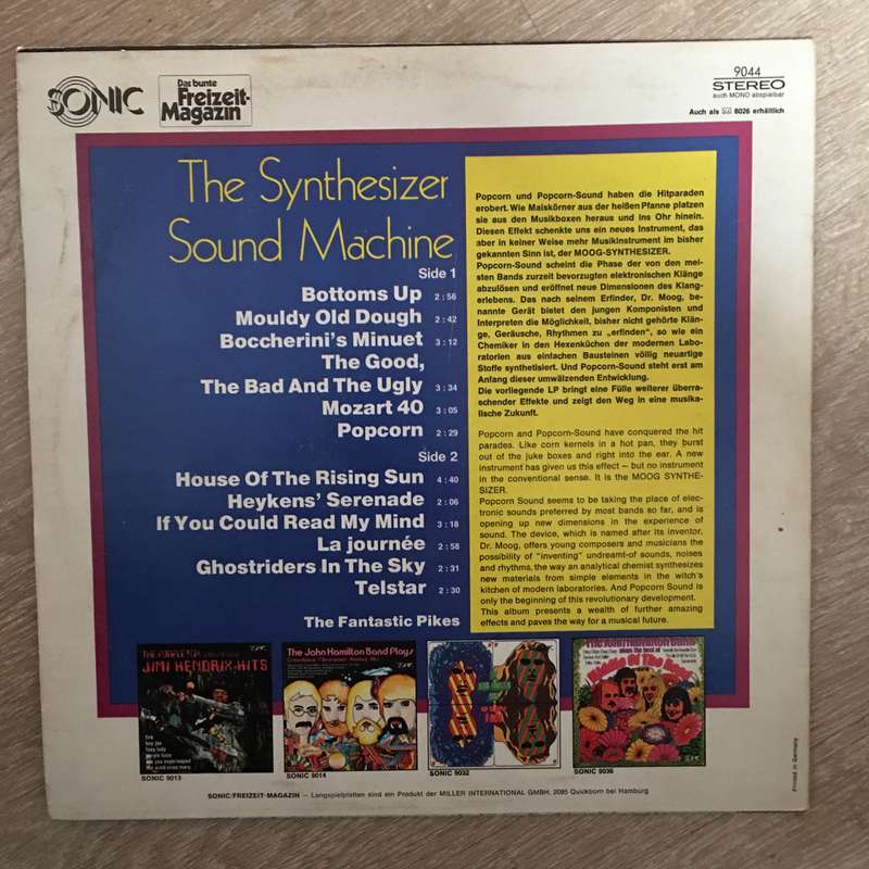 Synthesize Sound Machine - Vinyl LP Record - Opened  - Very-Good Quality (VG)