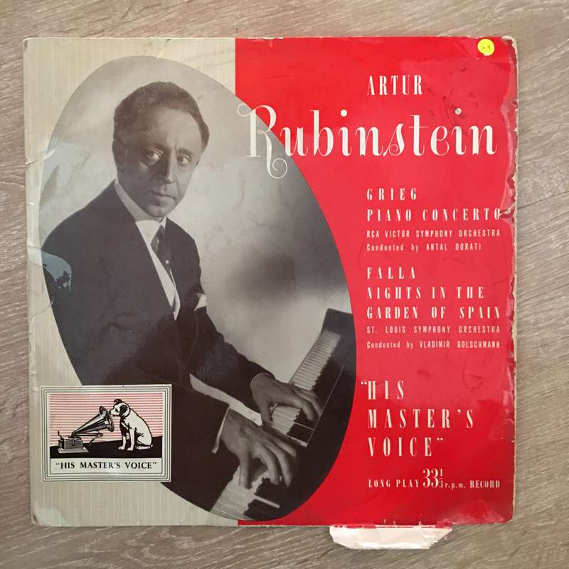 Artur Rubinstein Plays Grieg & Falla - Nights In The Garden Of Spain - Vinyl LP Record - Opened  ...