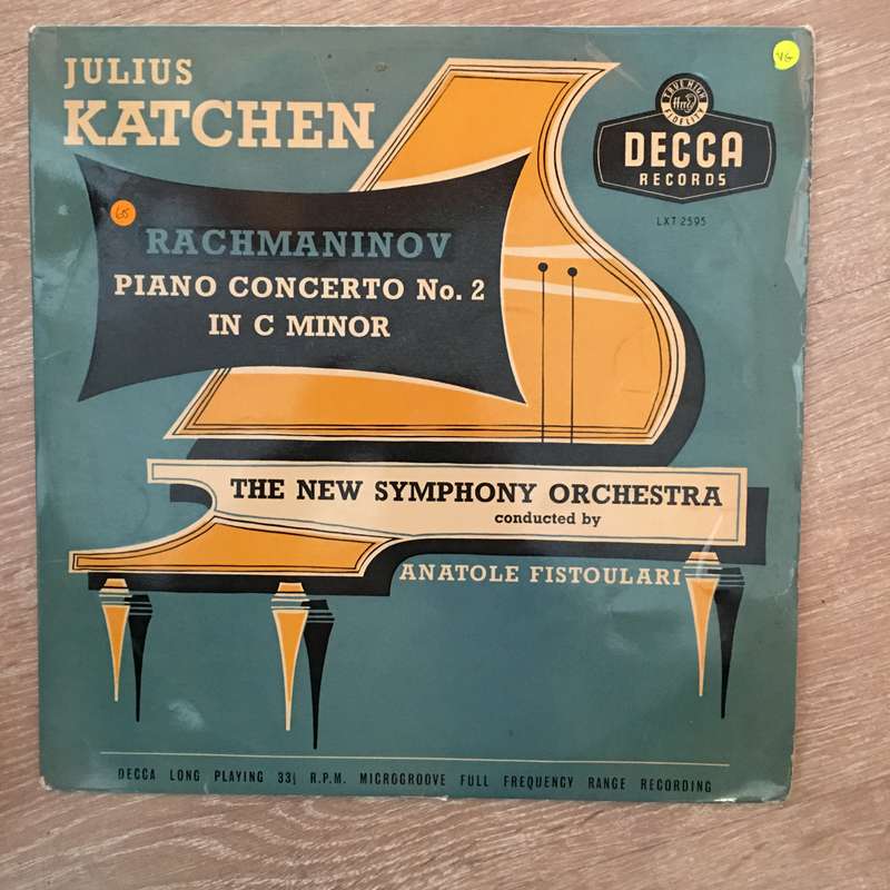 Rachmaninov- Julius Katchen, The New Symphony Orchestra, Anatole Fistoulari  Piano Concerto...
