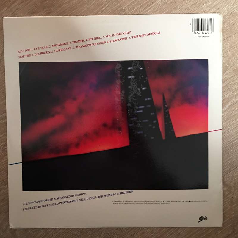 Fashiøn  Twilight Of Idols - Vinyl LP Record - Very-Good+ Quality (VG+)