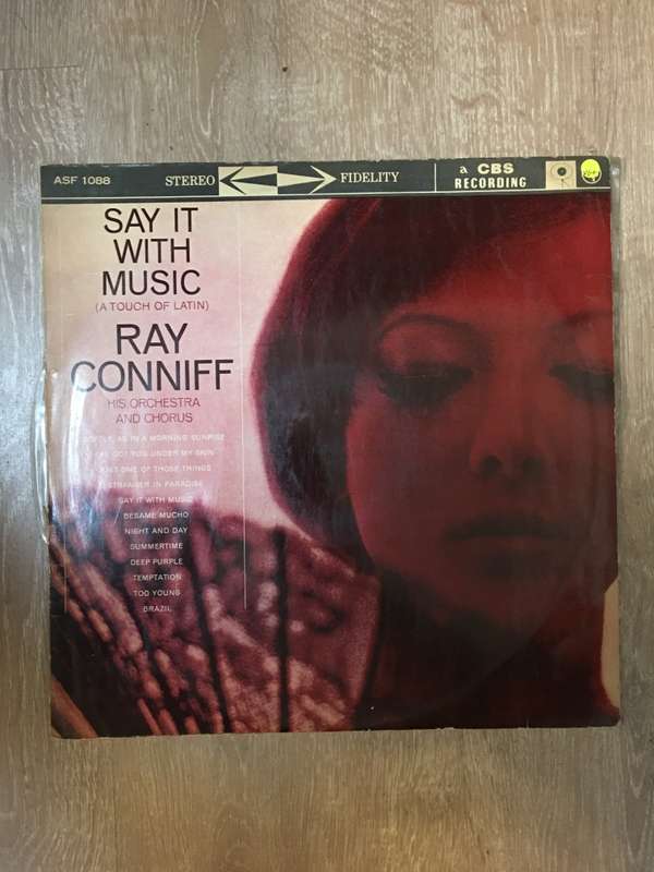 Ray Conniff - Say It WIth Music - Vinyl LP Record - Opened  - Very-Good+ Quality (VG+)