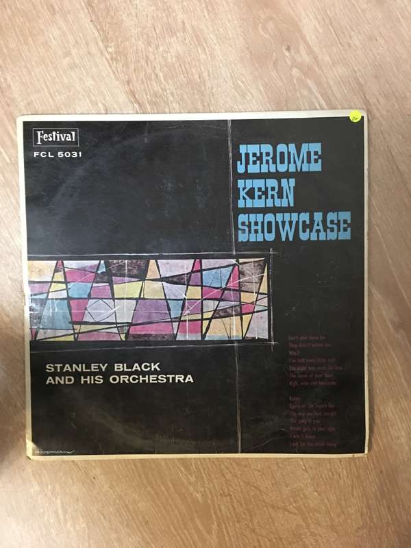 Stanley Black and His Orchestra - Jerome Kern Showcase - Vinyl LP Record - Opened  - Good+ Qualit...