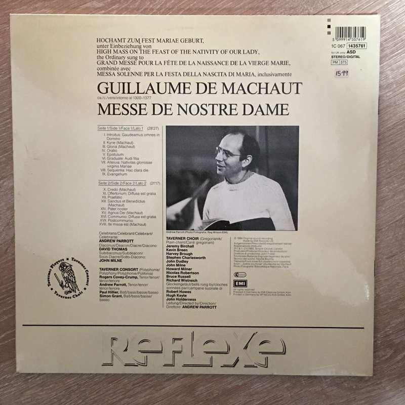 Guillaume de Machaut - Taverner Consort, Taverner Choir, Andrew Parrott  Messe De Notre Dam...