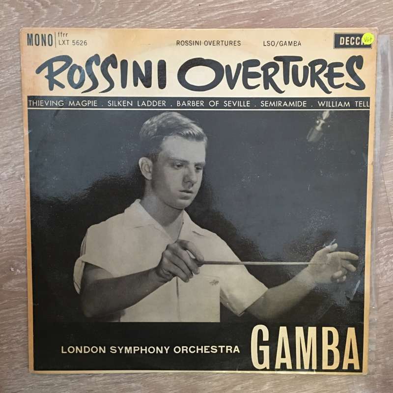 Rossini - The London Symphony Orchestra / Pierino Gamba  Rossini Overtures - Vinyl LP Recor...