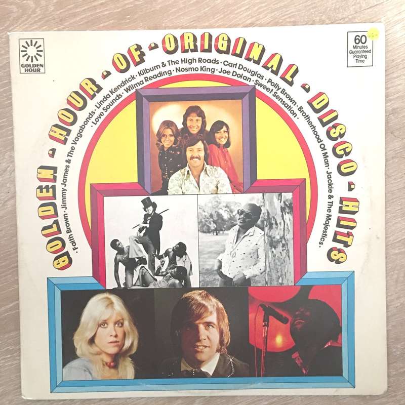 Golden Hour Of Original Disco Hits - Vinyl LP Record - Opened  - Very-Good- Quality (VG-)