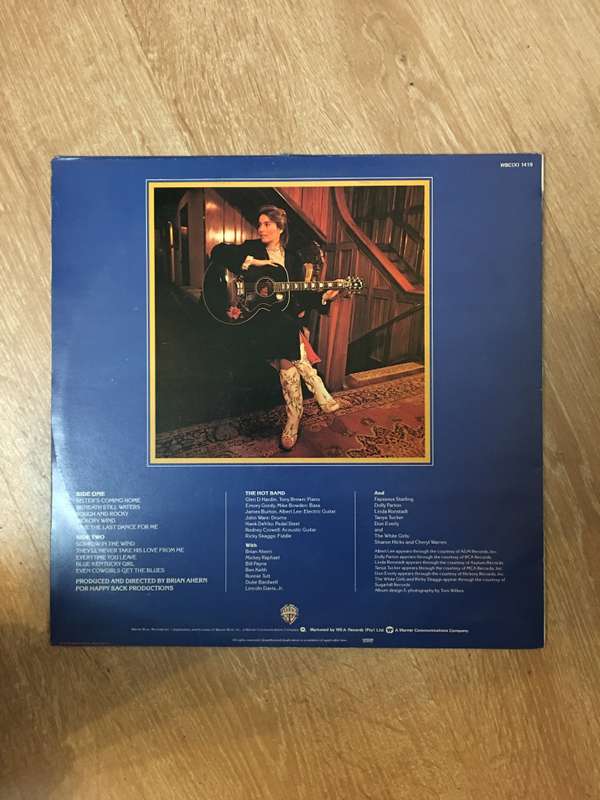 Emmy Lou Harris - Blue Kentucky Girl - Vinyl LP Record - Opened  - Very-Good+ Quality (VG+)
