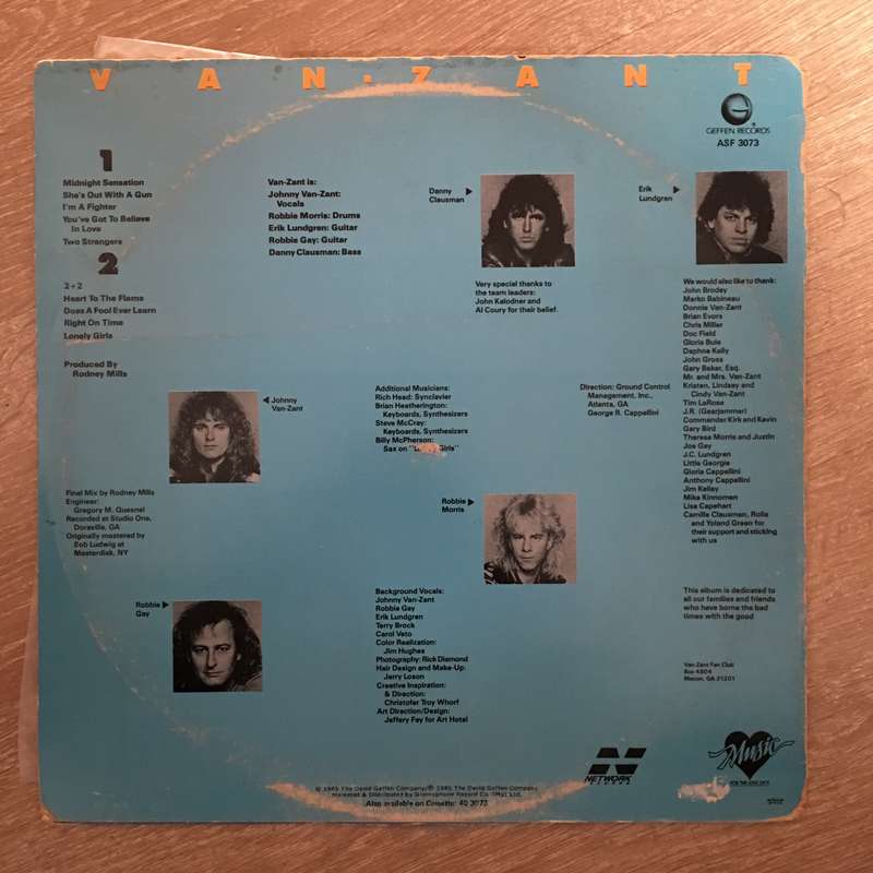 Van-Zant  Van-Zant - Vinyl LP  Record - Opened  - Very-Good+ Quality (VG+)