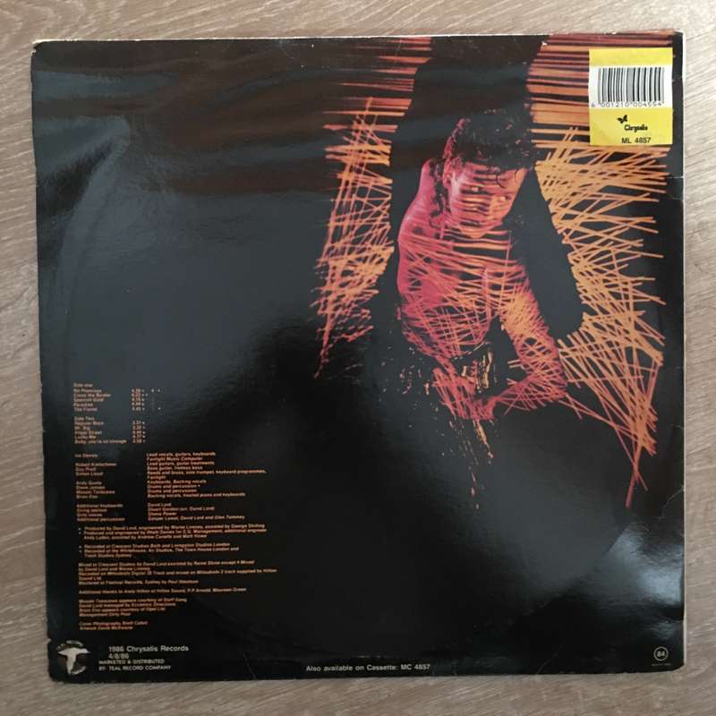 Ice House - Measure For Measure  - Vinyl LP Record - Opened  - Very-Good Quality (VG)