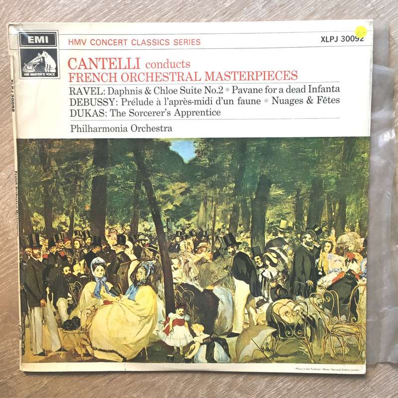 Cantelli French Orchestral Masterpieces - Philharmonia Orchestra - Vinyl LP Record - Opened  - Ve...