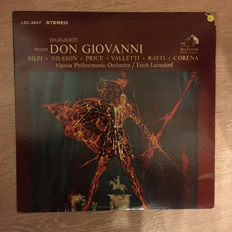 Mozart - Erich Leinsdorf, Vienna Philharmonic Orchestra  Don Giovanni Highlights -  Vinyl R...