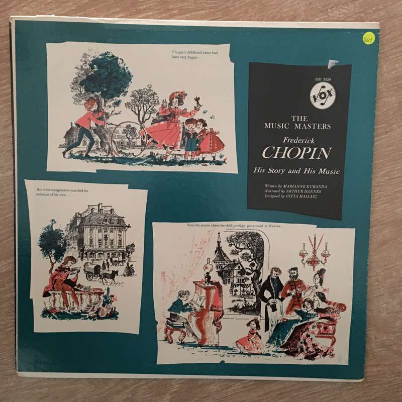 Vox Masters - Frederic Chopin - His Story and His Music - Narrated by Arthur Hannes - Vinyl LP Re...