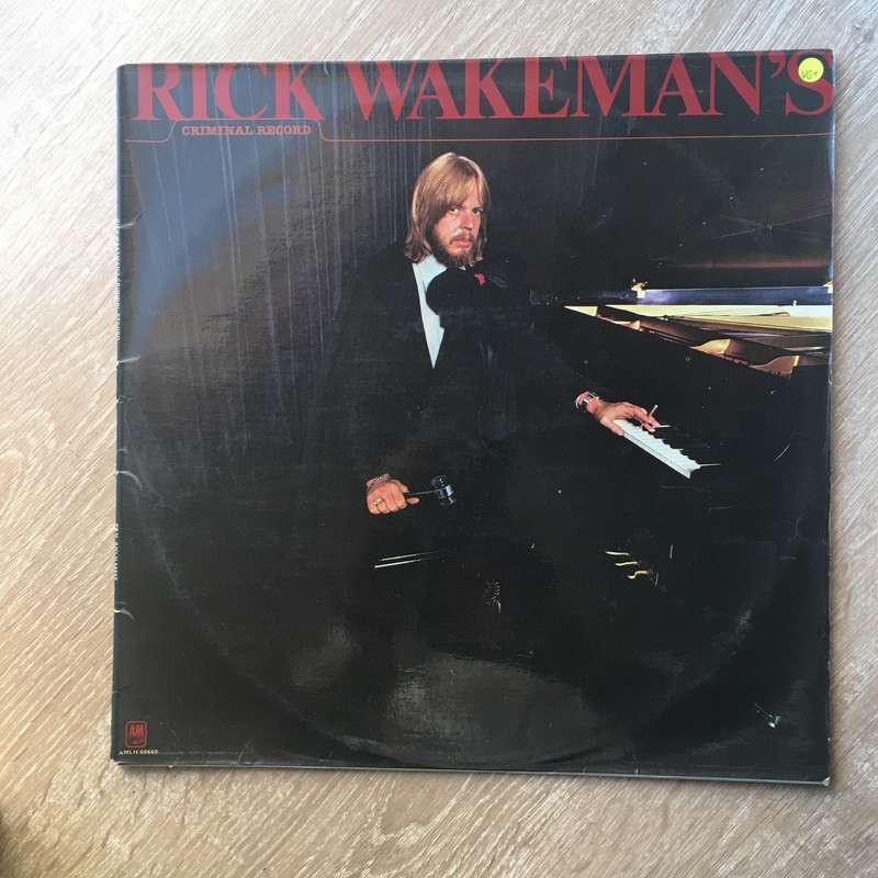 Rick Wakeman - Rick Wakeman's Criminal Record - Vinyl LP - Opened  - Very-Good+ Quality (VG+)