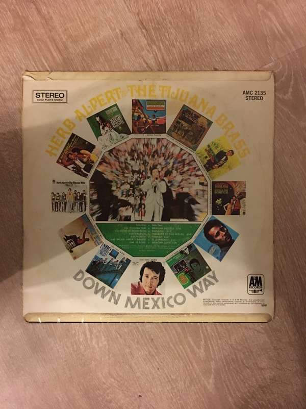 Herb Alpert and The Tijuana Brass - Down Mexico Way - Vinyl LP Record - Opened  - Very-Good- Qual...