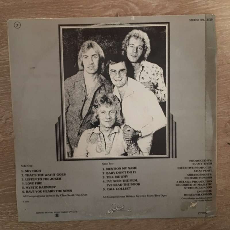 Jigsaw - Sky High -   Vinyl LP Record - Opened  - Very-Good+ Quality (VG+)