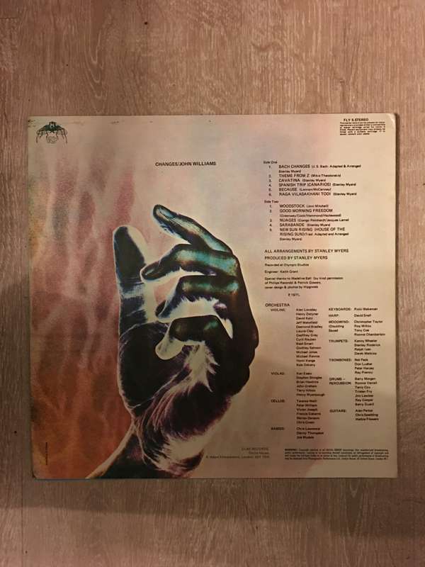 John Williams - Changes - Vinyl LP Record - Opened  - Very-Good+ Quality (VG+)