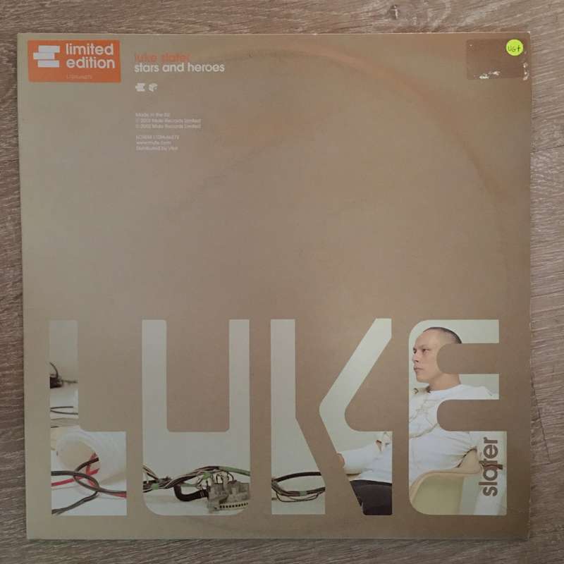Luke Slater  Stars And Heroes -   Vinyl Record - Opened  - Very-Good+ Quality (VG+)