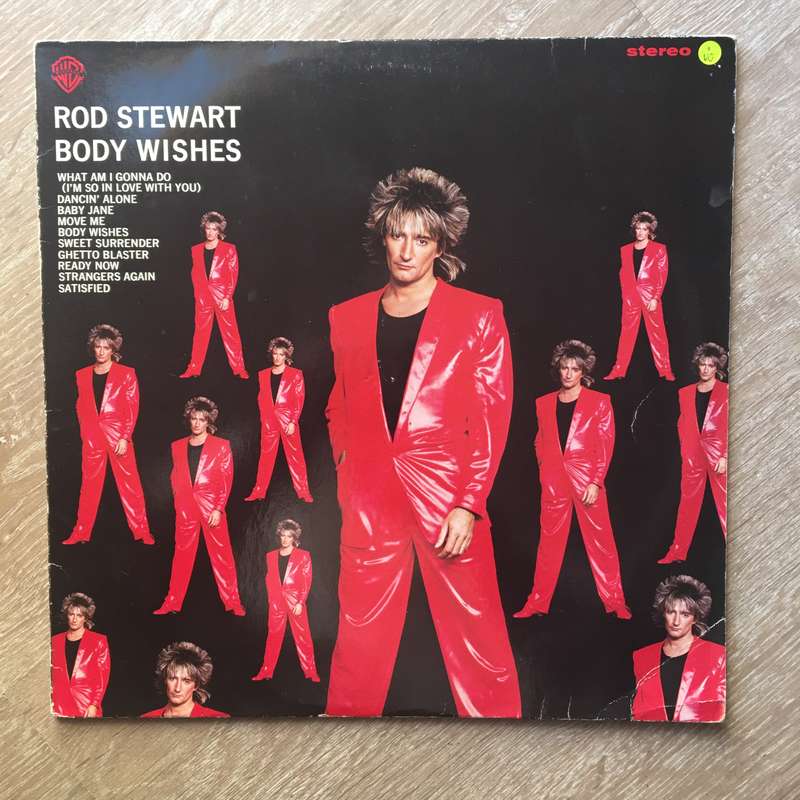 Rod Stewart - Body Wishes  -  Vinyl LP Record - Opened  - Very-Good Quality (VG)