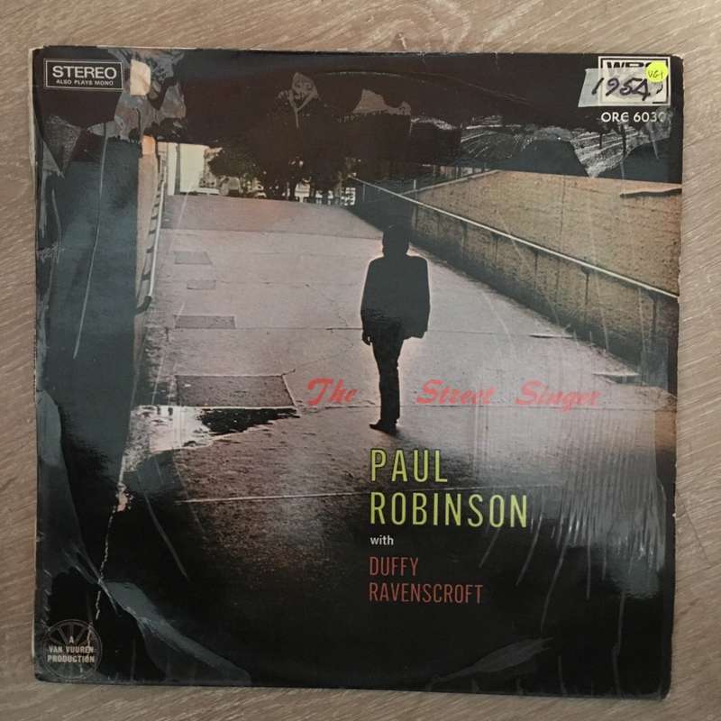 Paul Robinson - Stray Singer - With Duffy Ravenscroft -   Vinyl LP Record - Opened  - Very-Good+ ...