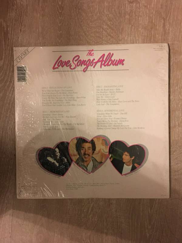 The Love Songs Album - 28 Original Hits - Original Artists  - Double Vinyl LP Record - Very-Good+...