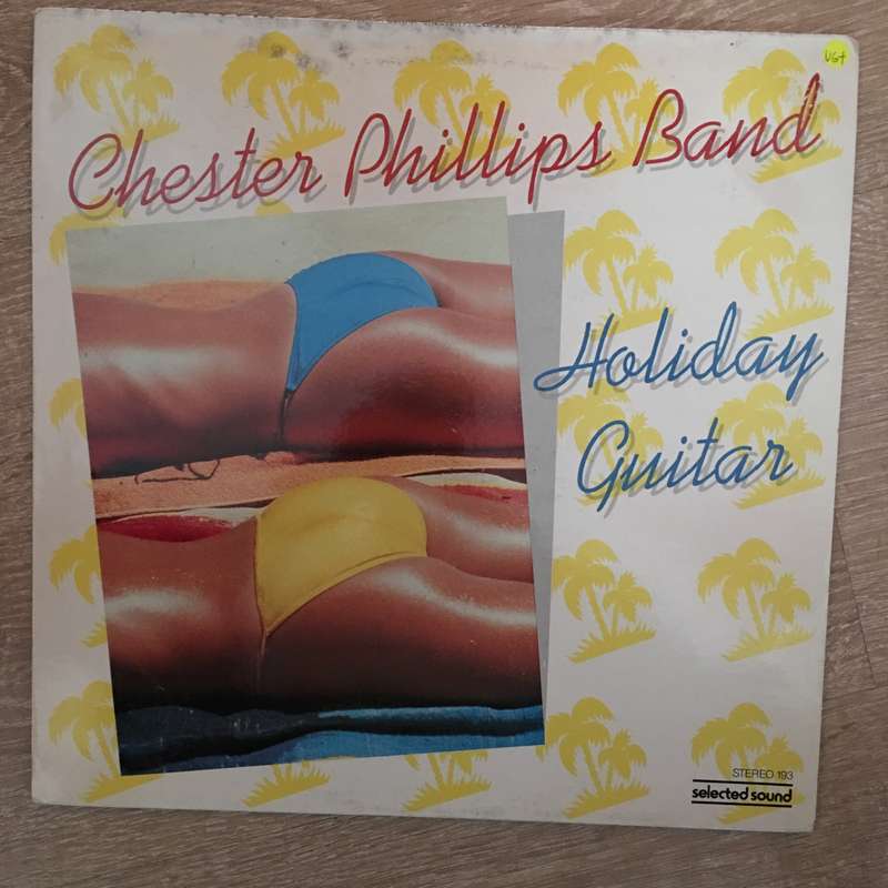 Chester Phillips Band - Holiday Guitar -   Vinyl LP Record - Opened  - Very-Good+ Quality (VG+)