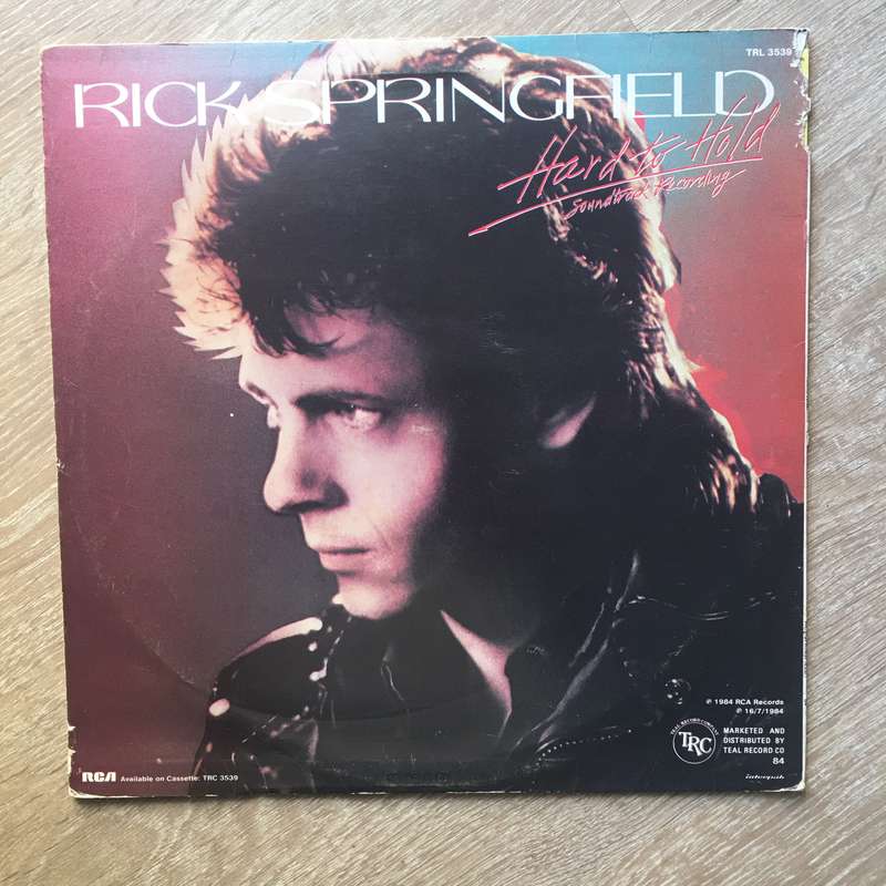 Rick Springfield - Hard To Hold - Vinyl Record - Opened  - Very-Good Quality (VG)