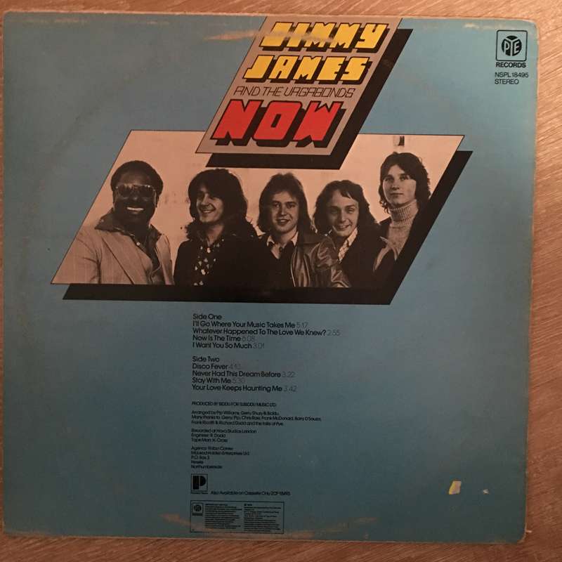 Jimmy James And The Vagabonds  Now - Vinyl LP Record - Opened  - Very-Good+ Quality (VG+)