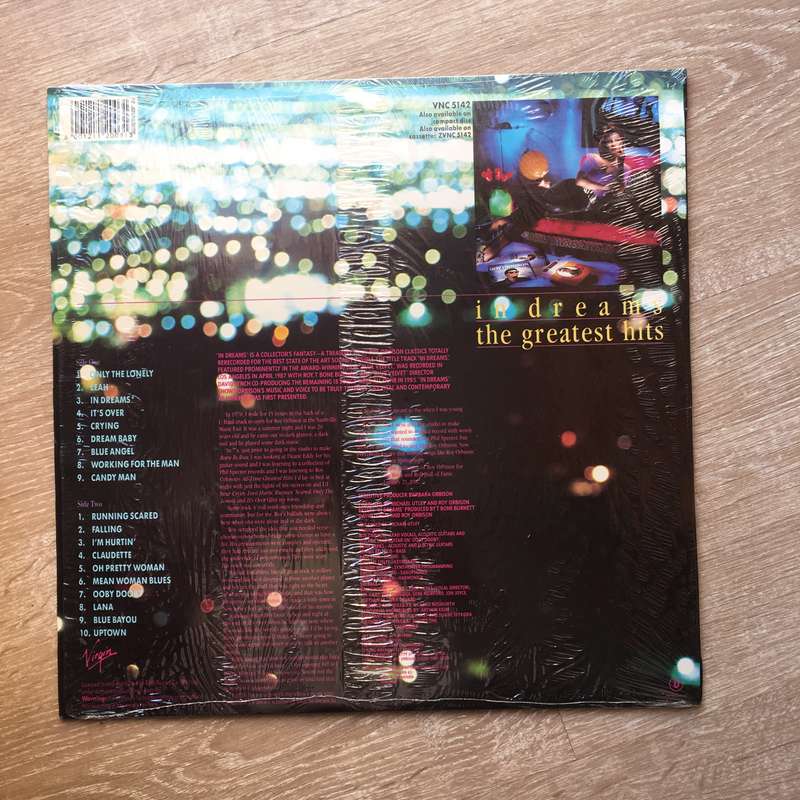 Roy Orbison - In Dreams - The Greatest Hits - Vinyl LP Record - Very-Good Quality (VG)