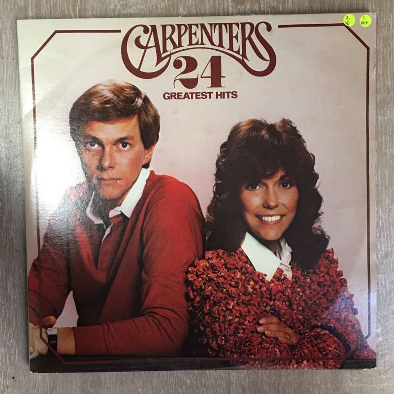 Carpenters - 24 Greatest Hits - Vinyl LP Record - Very-Good Quality (VG)