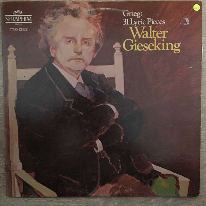 Grieg  Walter Gieseking  31 Lyric Pieces - Double Vinyl LP Record - Opened  - Very-Good+...
