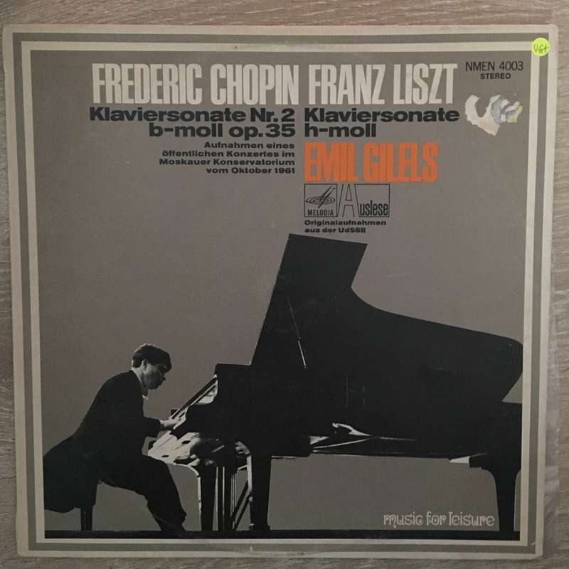 Emil Gilels  Frederic Chopin / Franz Liszt - Vinyl LP Record - Opened  - Very-Good+ Quality...